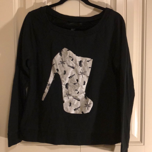 Kardashian Kollection Tops - Kardashian Kollection Black Sweatshirt